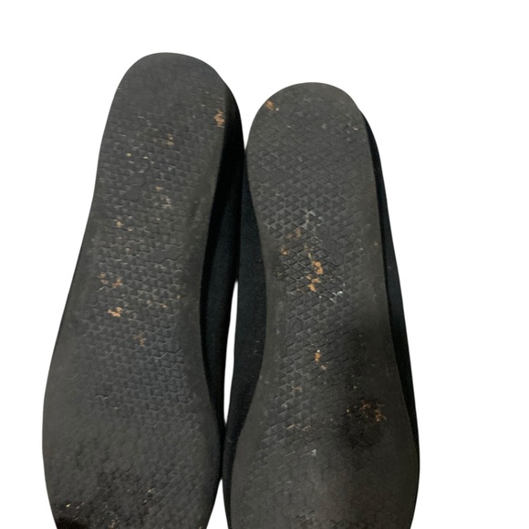 Coach Women's Black and Cream Suede Loafers w/ cute bows-9.5 - Picture 5 of 7